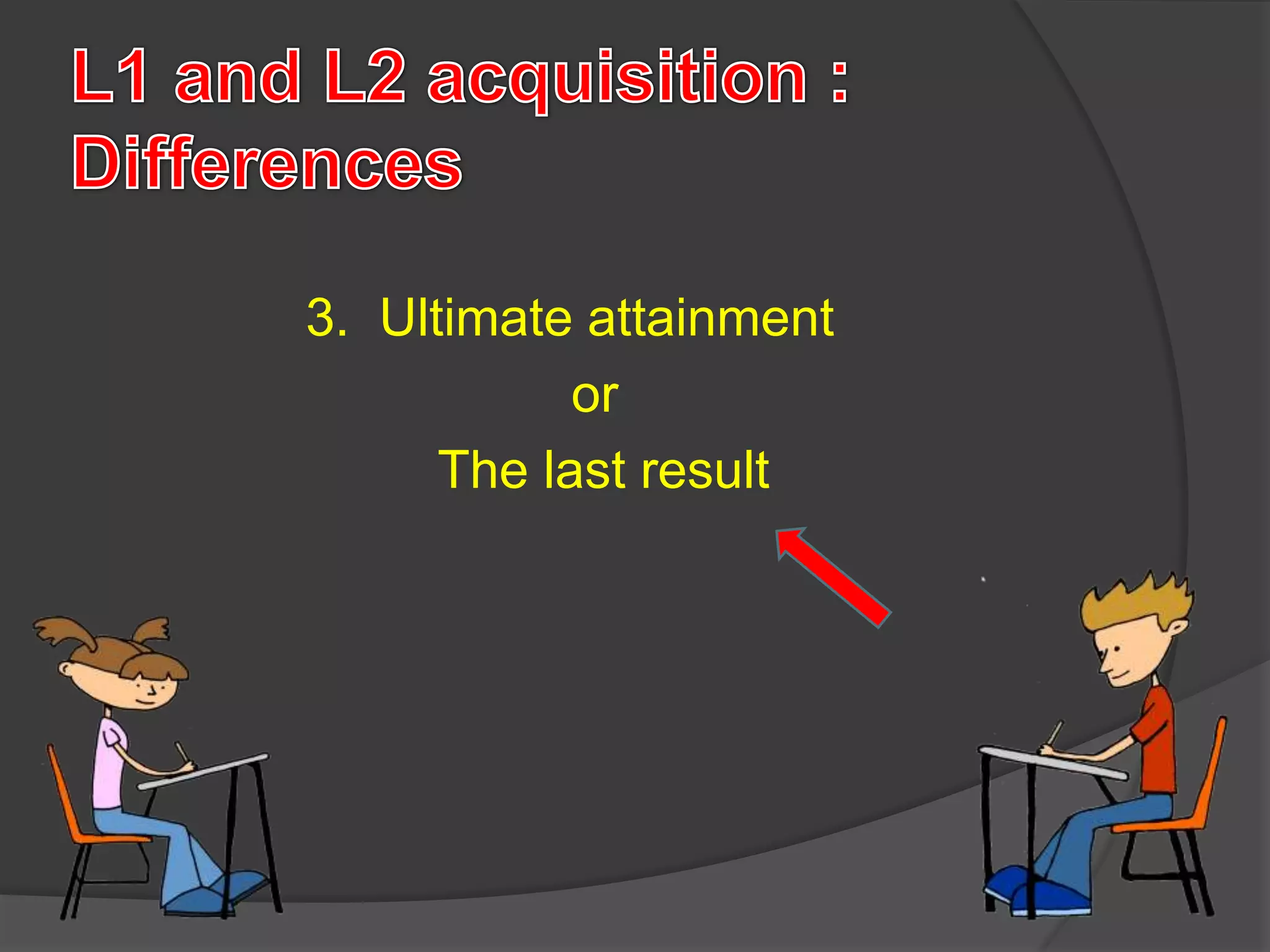 3. Ultimate attainment
or
The last result