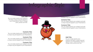 Infographic Style
You can simply impress your audience and add
a unique zing and appeal to your Presentations.
Contents Title
You can simply impress your audience and add
a unique zing and appeal to your Presentations.
Contents Title
You can simply impress your audience and add
a unique zing and appeal to your Presentations.
Contents Title
You can simply impress your audience and add
a unique zing and appeal to your Presentations.
Contents Title
You can simply impress your audience and add
a unique zing and appeal to your Presentations.
Contents Title
You can simply impress your audience and add
a unique zing and appeal to your Presentations.
Contents Title
You can simply impress your
audience and add a unique zing and
appeal to your Presentations. Easy to
change colors, photos and Text.
Add Title
You can simply impress your audience
and add a unique zing and appeal to
your Presentations. Easy to change
colors, photos and Text.
Add Title
 
