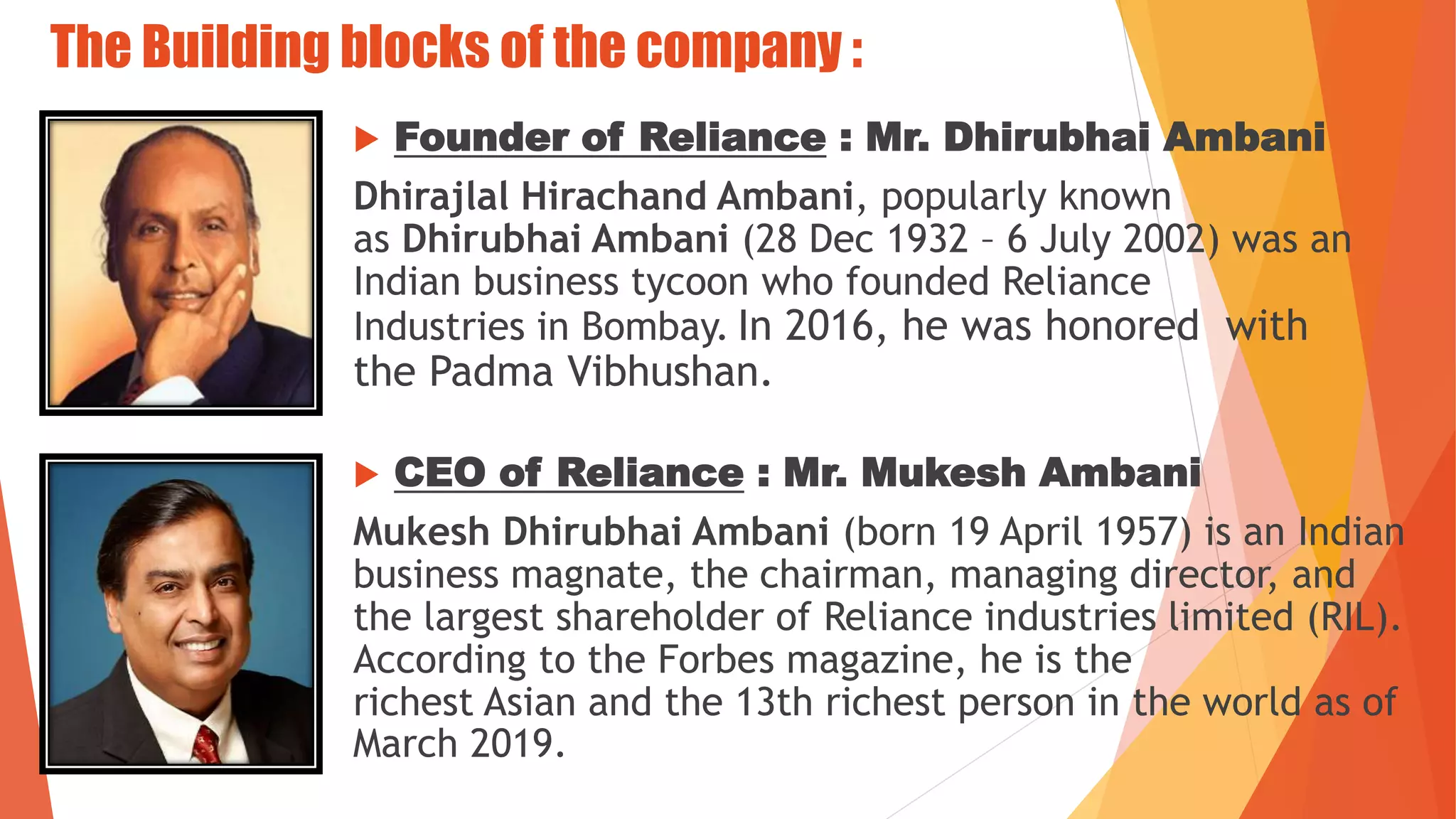 Reliance Industries Limited ppt | PPTX