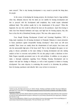 LEGAL ISSUES ON HOUSING DEVELOPMENT WITHIN THE CONTEXT OF LAND LAW IN ...