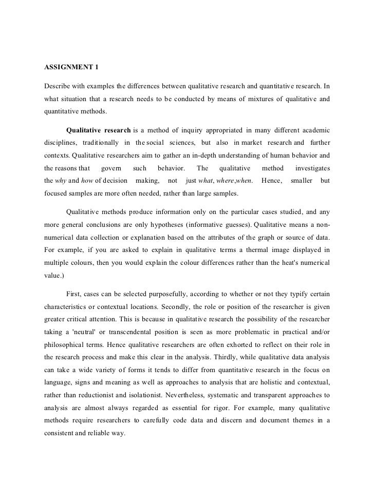 qualitative research methodology essay