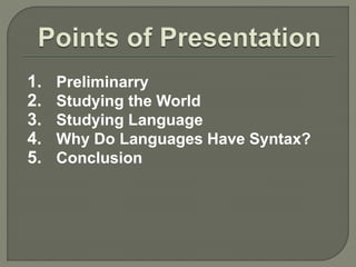 What is Syntax in English | PPTX