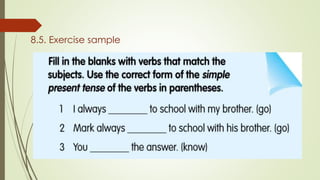 8.5. Exercise sample
 