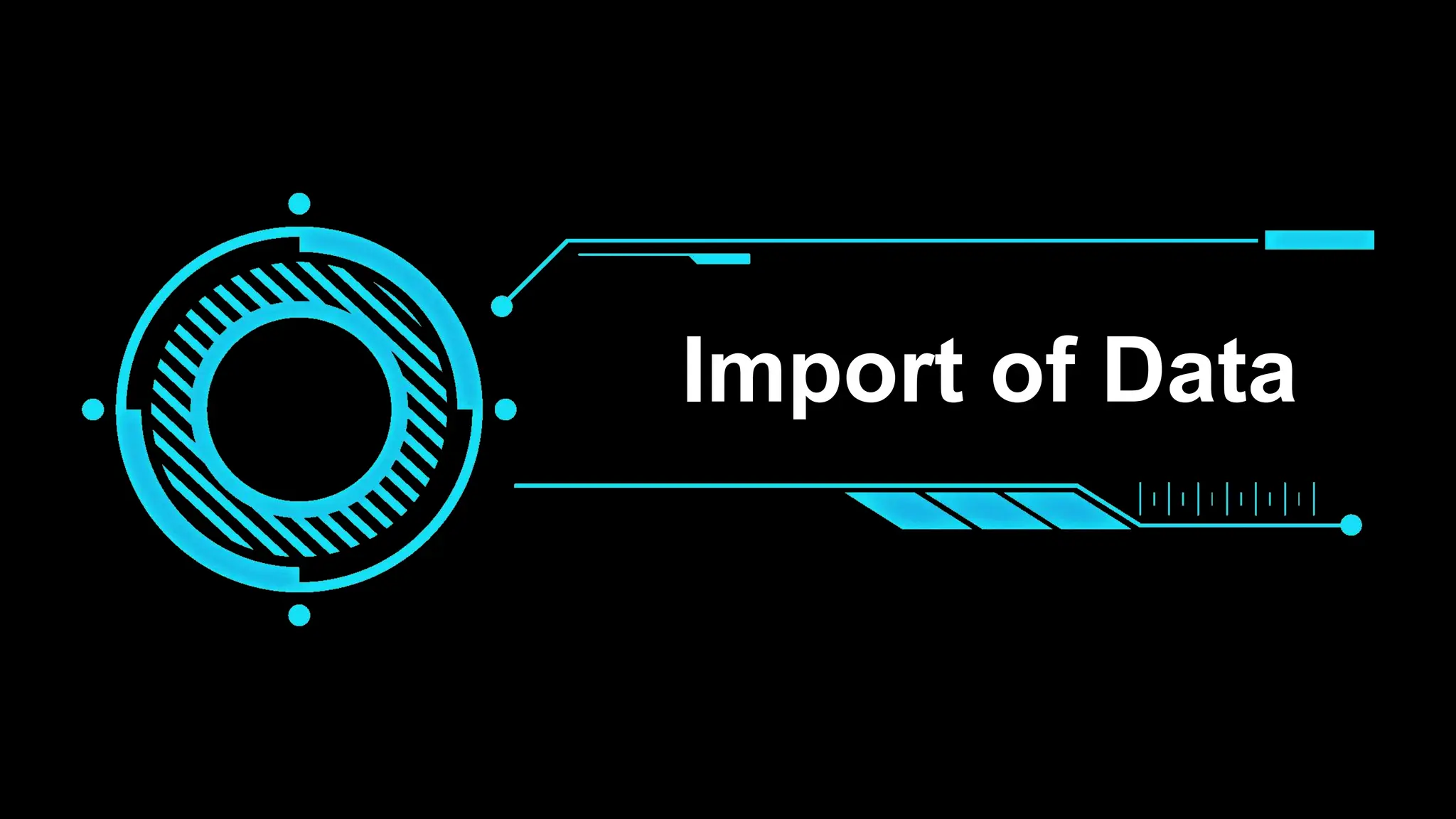 Import of Data 