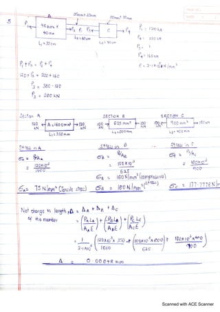 Strength Of Materials Notes And Questions Pdf