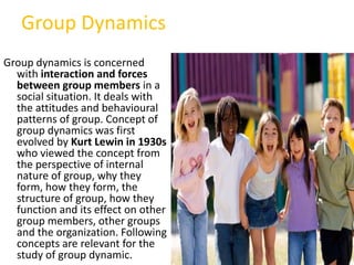 Foundations of Group behaviour | PPTX