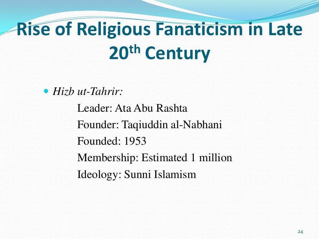 religious fanaticism