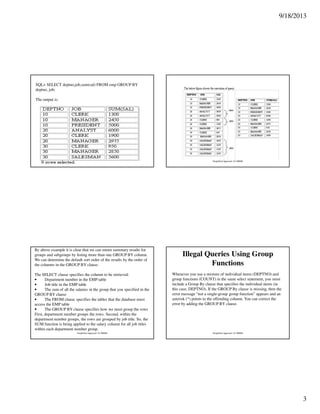 Group by clause mod | PDF