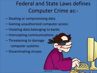 Define Computer Crime Computer Crime | PPT