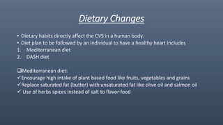 Lifestyle Modification For The Prevention of Heart Disease | PPTX