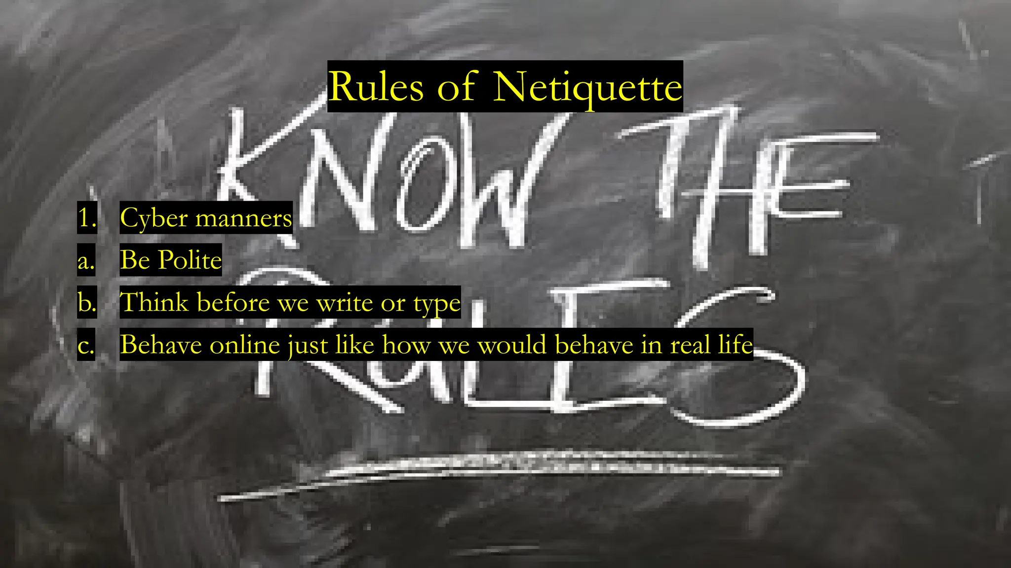 What is Netiquette for young students or learners?? | PPTX