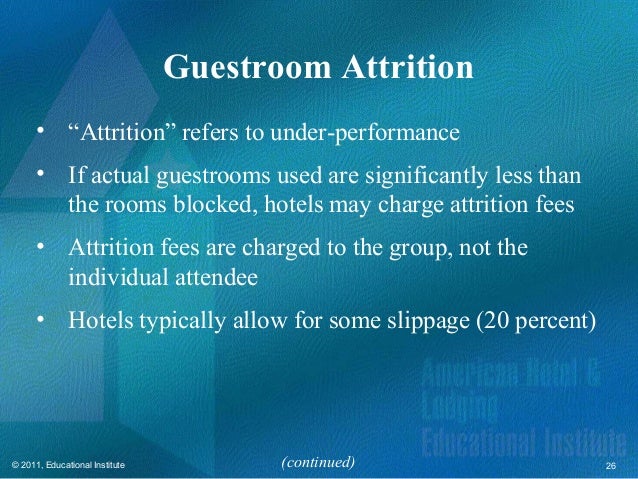 Attrition For Hotel Rooms Attrition For Hotel Rooms