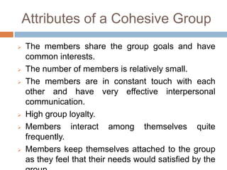cohesiveness