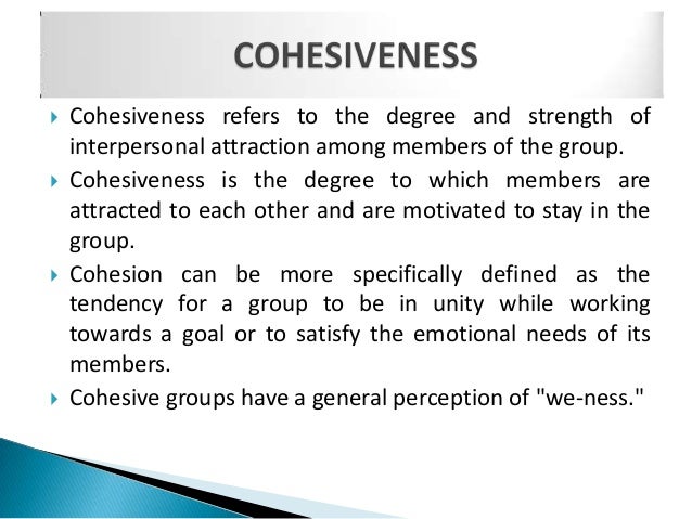 group cohesion and performance A meta-analysis of the data from empirical investigations of diversity in work groups was used to examine the impact of two types of diversity attributes, highly job-related and less job-related, on work group cohesion and performance. group cohesion and performance A meta-analysis of the data from empirical investigations of diversity in work groups was used to examine the impact of two types of diversity attributes, highly job-related and less job-related, on work group cohesion and performance.