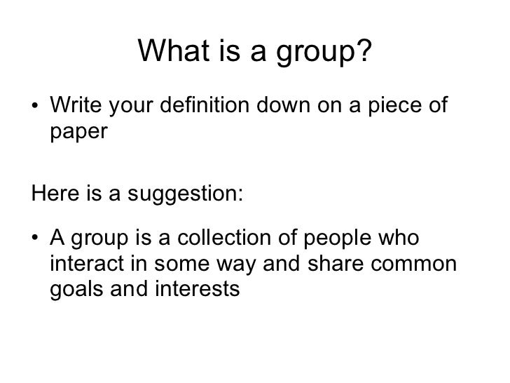 What are some types of group communication?