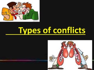 Types of conflicts
 