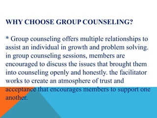Group counseling | PPTX