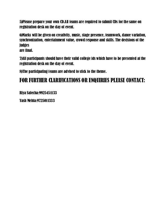 group-dance-rules-and-regulations