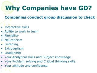 How to Prepare for GD