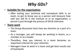Group discussion | PPTX