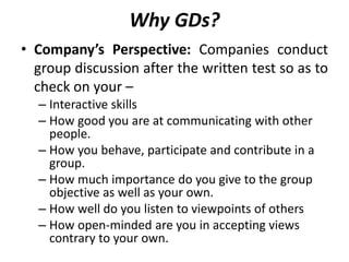 Group discussion | PPTX