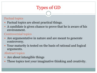 Group discussion | PPT