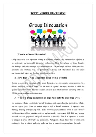 Group discussion | DOCX