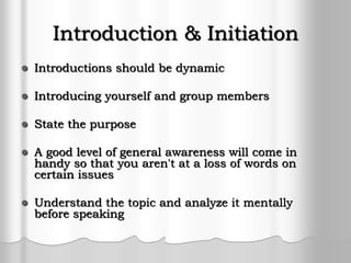 Group discussion | PPT