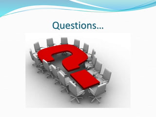 Questions…
 