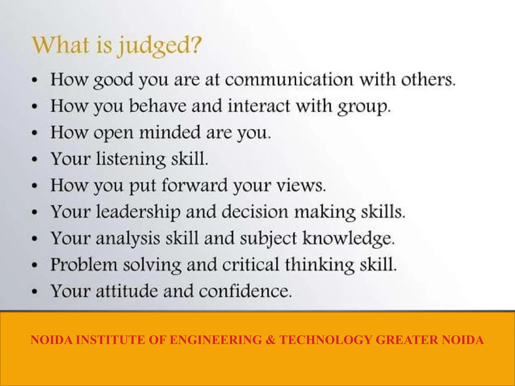 NOIDA INSTITUTE OF ENGINEERING & TECHNOLOGY GREATER NOIDA
 