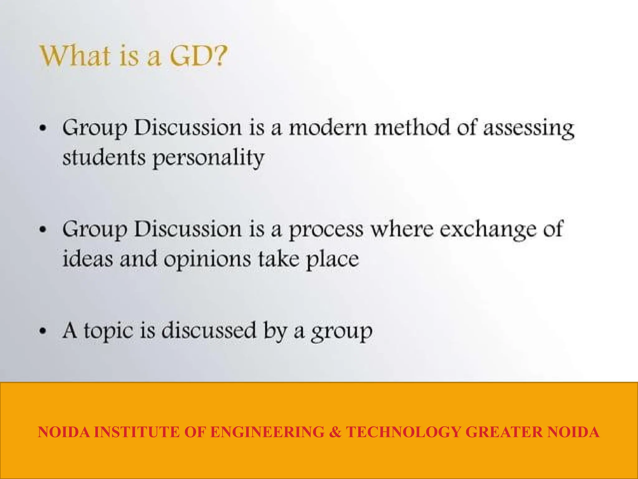 NOIDA INSTITUTE OF ENGINEERING & TECHNOLOGY GREATER NOIDA
 