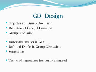 Group Discussion.ppt LSRW is a framework for learning a langage that ...