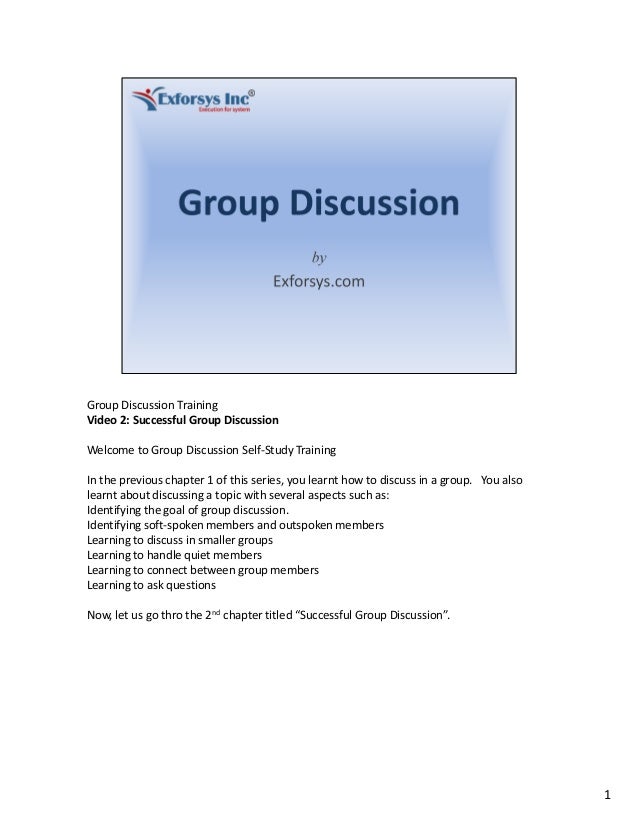 Successful Group Discussion Tips successful-group-discussion-tips