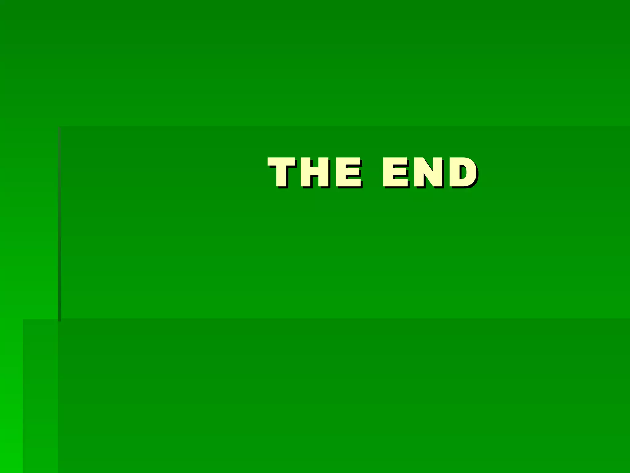 THE END 