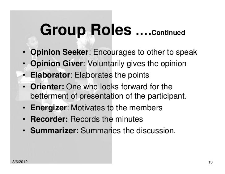 Group Discussion Roles 37