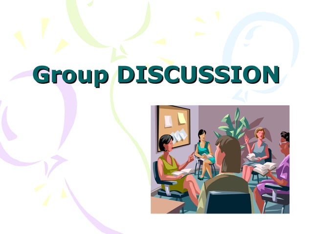 Group Discussion Ppt
