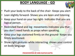Group discussion term 3 student | PPSX