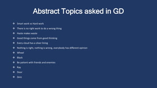 Group Discussion | PPTX