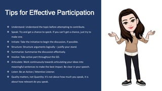 Group Discussion | PPTX