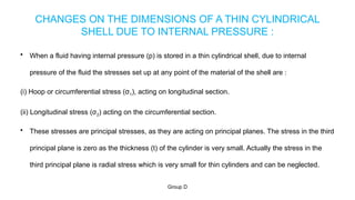 Mechanics of Materials: Analysis of Thin Cylinders and Spherical Shells ...