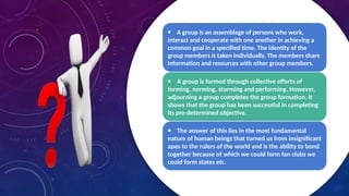 Group dynamic power point presentaion ppt. | PPTX