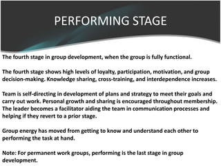 Group dynamics | PPTX