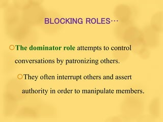 Group dynamics | PPTX