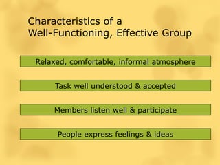 Group dynamics | PPTX