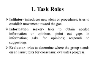 Group dynamics | PPTX