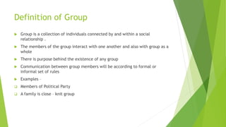 Group Dynamics | PPT