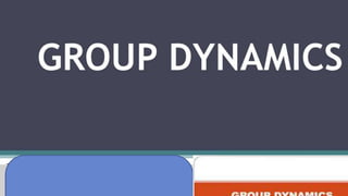Group dynamics 