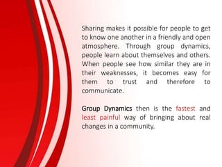 Group Dynamics & Counseling