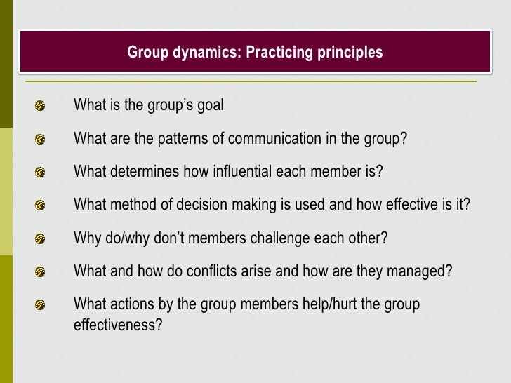 Group dynamics: theory image
