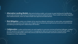 Commercial Lending By Banks.pptx